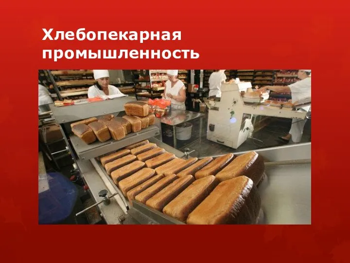Хлебопекарная промышленность