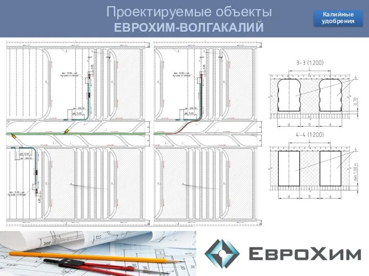 Проектируемые объекты КОВДОРСКИЙ ГОК Проектируемые объекты ЕВРОХИМ-ВОЛГАКАЛИЙ