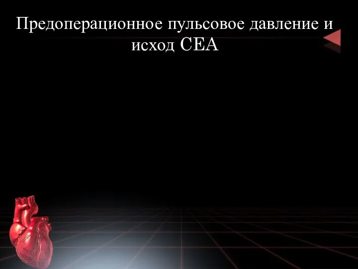 Предоперационное пульсовое давление и исход CEA