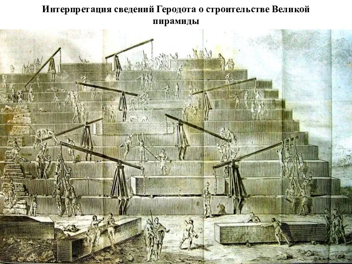 Интерпретация сведений Геродота о строительстве Великой пирамиды