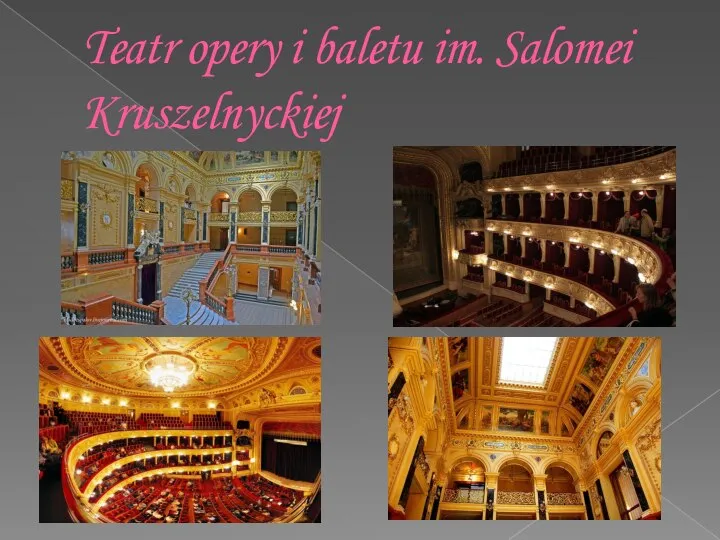 Teatr opery i baletu im. Salomei Kruszelnyckiej
