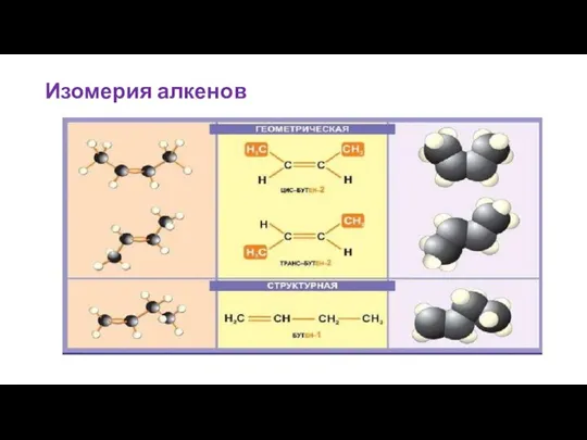 Изомерия алкенов