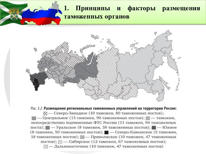 1. Принципы и факторы размещения таможенных органов