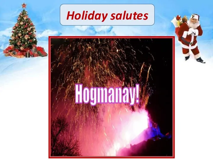 Holiday salutes