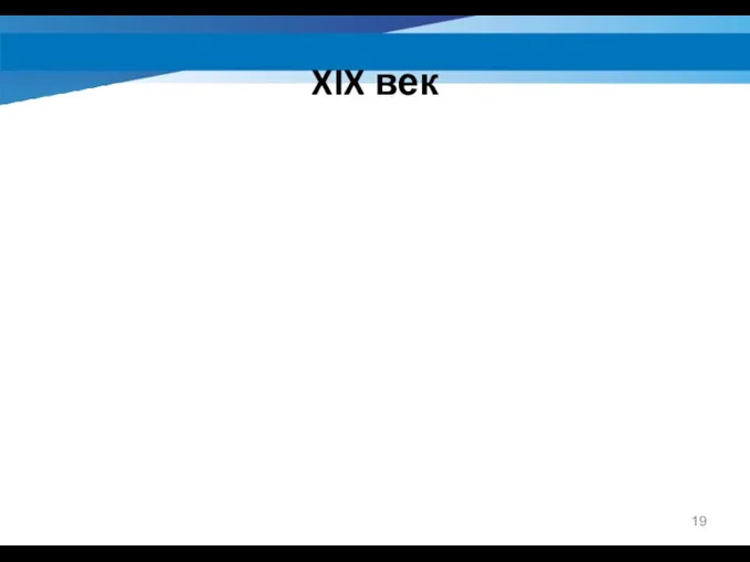 XIX век