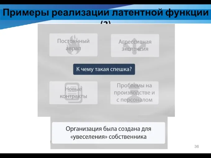 Примеры реализации латентной функции (2)