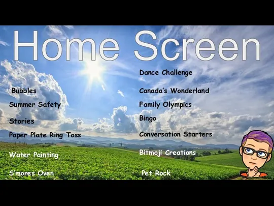 Home Screen Bubbles Summer Safety Stories Paper Plate Ring Toss Water Painting