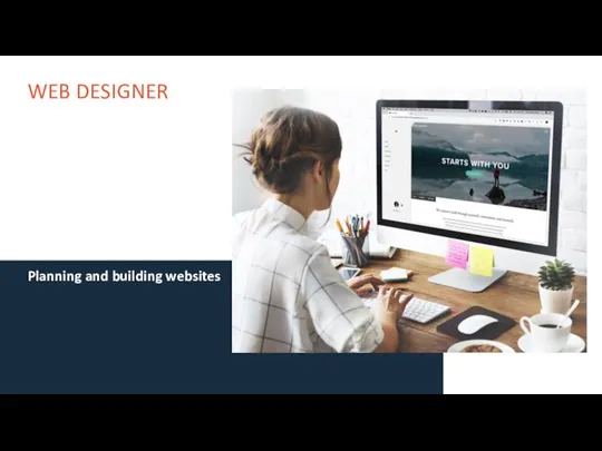 WEB DESIGNER Planning and building websites