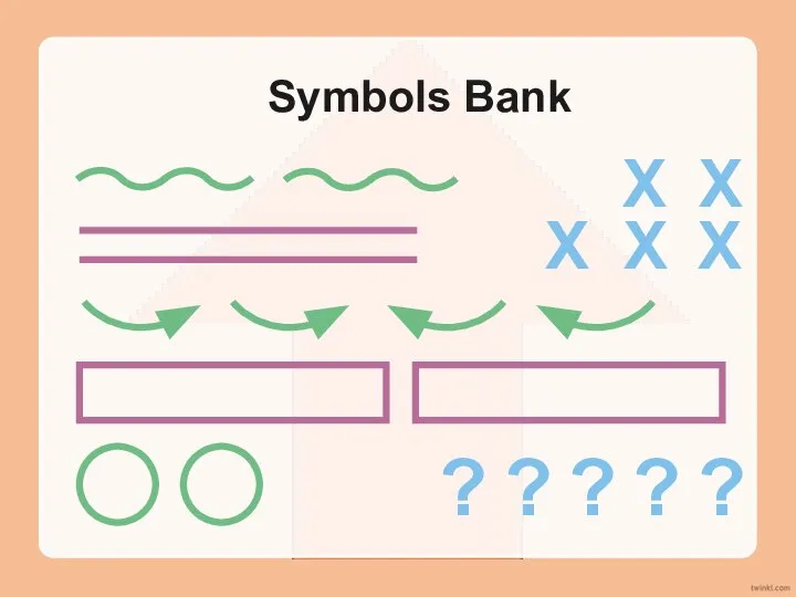 Symbols Bank X X X X X ? ? ? ? ?