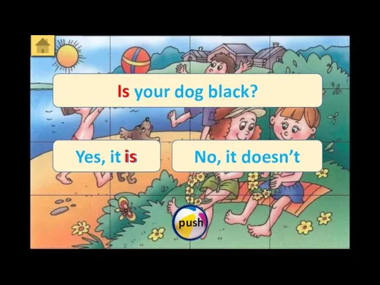 Is your dog black? Yes, it is No, it doesn’t Is is