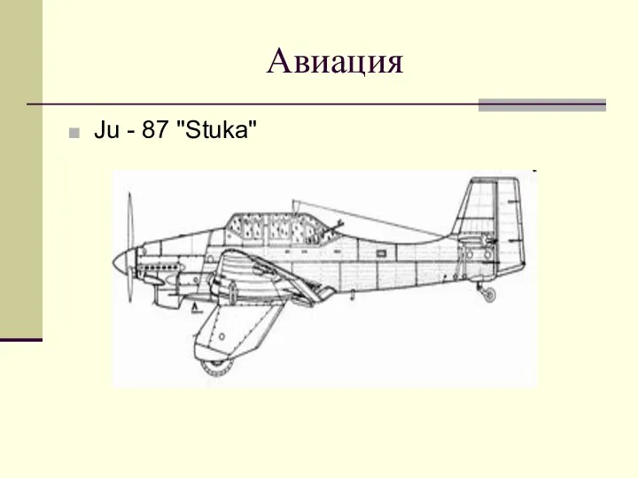 Авиация Ju - 87 "Stuka"