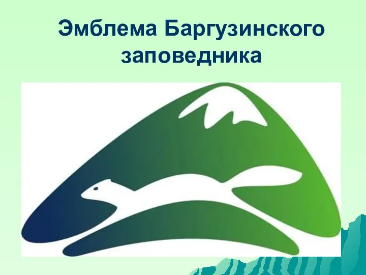 Эмблема Баргузинского заповедника