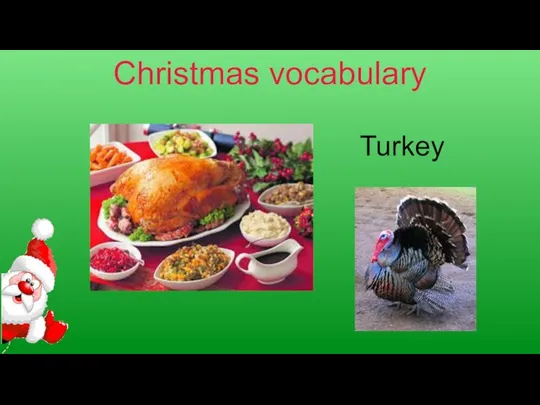 Christmas vocabulary Turkey