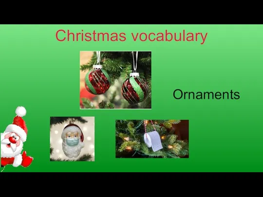Christmas vocabulary Ornaments