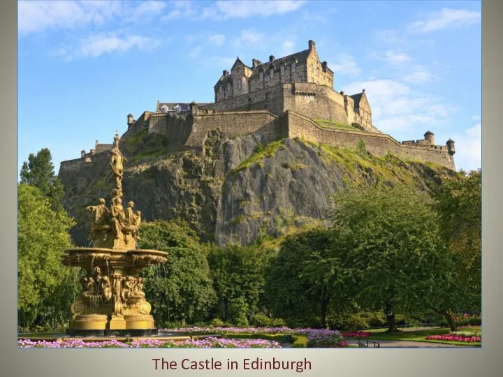 The Castle in Edinburgh