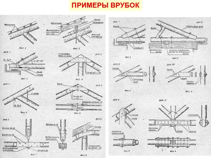 ПРИМЕРЫ ВРУБОК