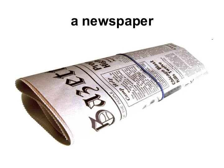 a newspaper