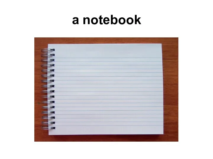 a notebook