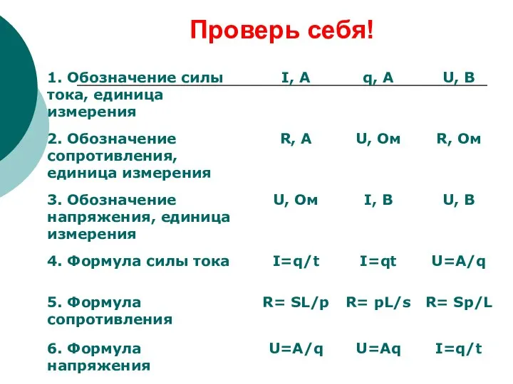 Проверь себя!