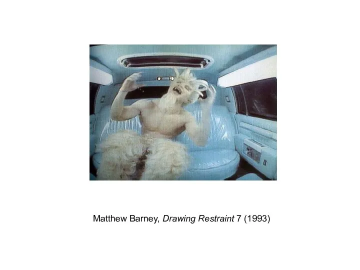 Matthew Barney, Drawing Restraint 7 (1993)