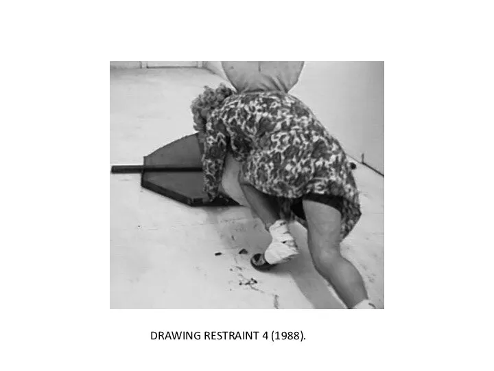 DRAWING RESTRAINT 4 (1988).