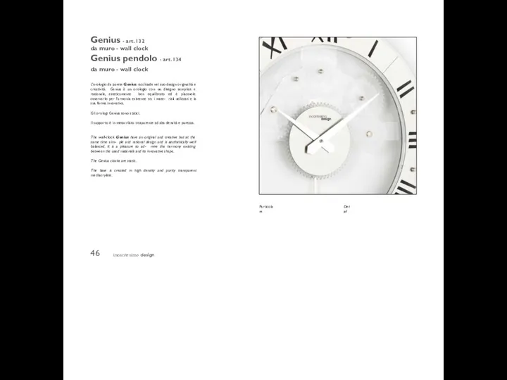 incantesimo design 46 Genius - art. 132 da muro - wall clock