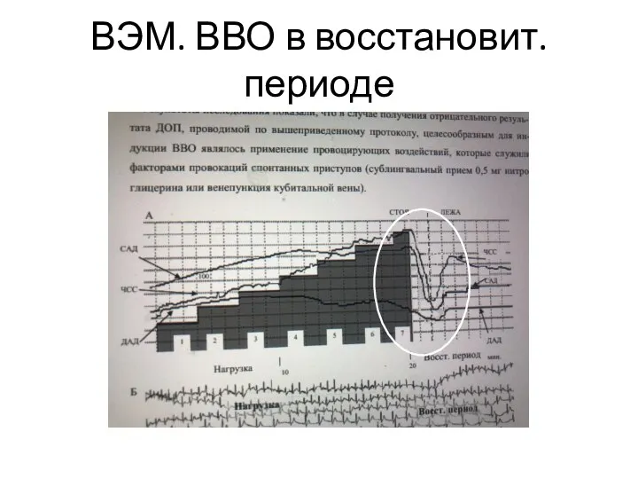 ВЭМ. ВВО в восстановит. периоде