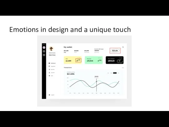 Emotions in design and a unique touch