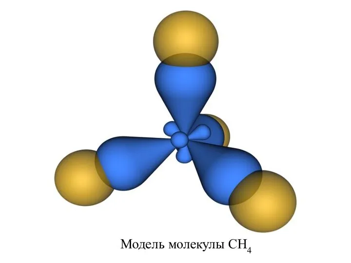 Модель молекулы CH4