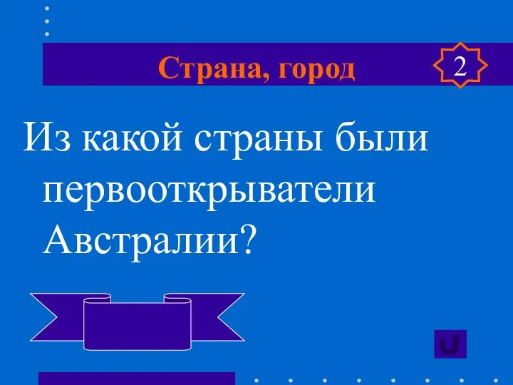 Страна, город Из какой страны были первооткрыватели Австралии? Голландия 2