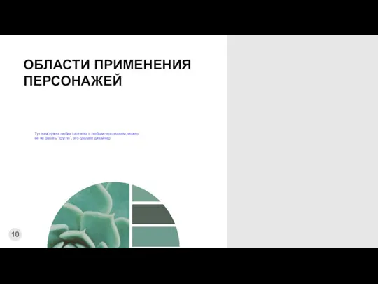 ОБЛАСТИ ПРИМЕНЕНИЯ ПЕРСОНАЖЕЙ Тут нам нужна любая картинка с любым персонажем, можно