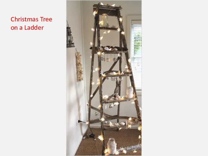 Christmas Tree on a Ladder