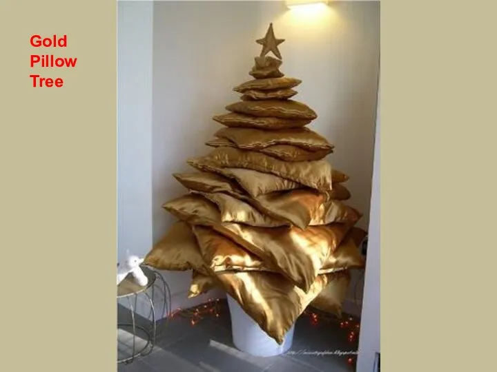 Gold Pillow Tree