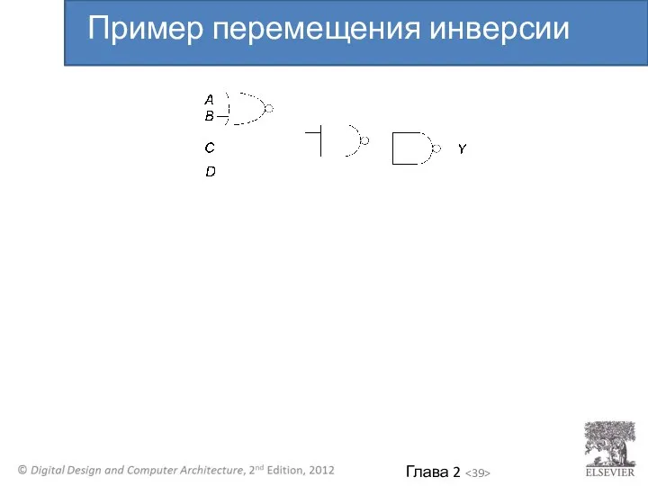 Пример перемещения инверсии