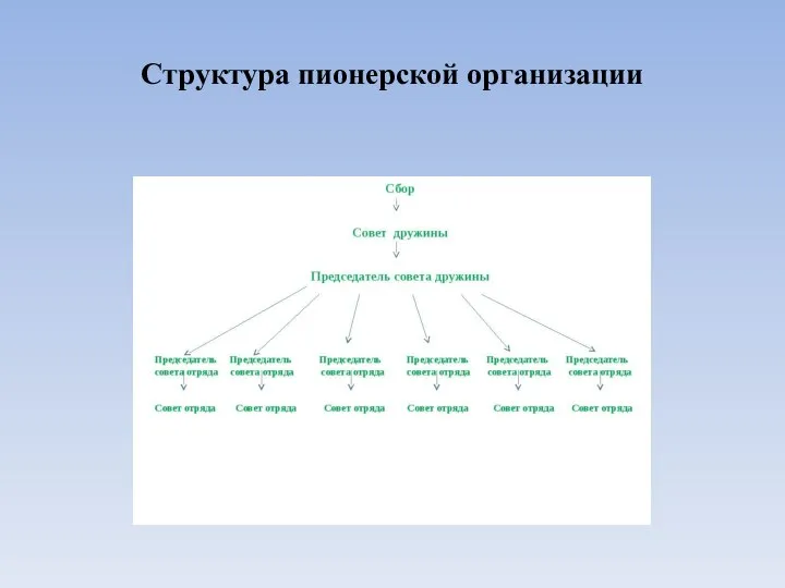 Структура пионерской организации
