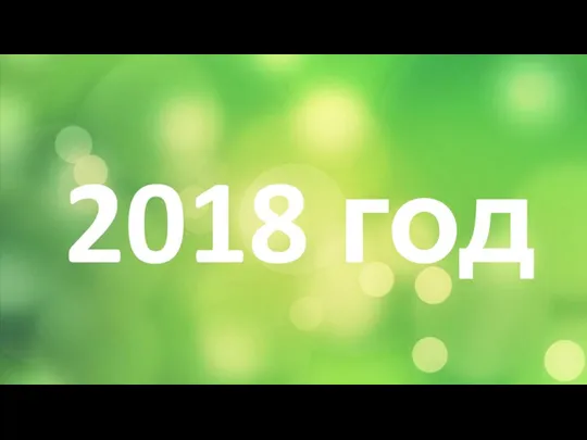 2018 год