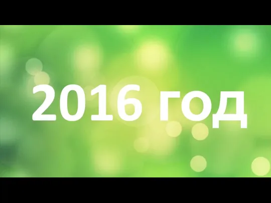 2016 год