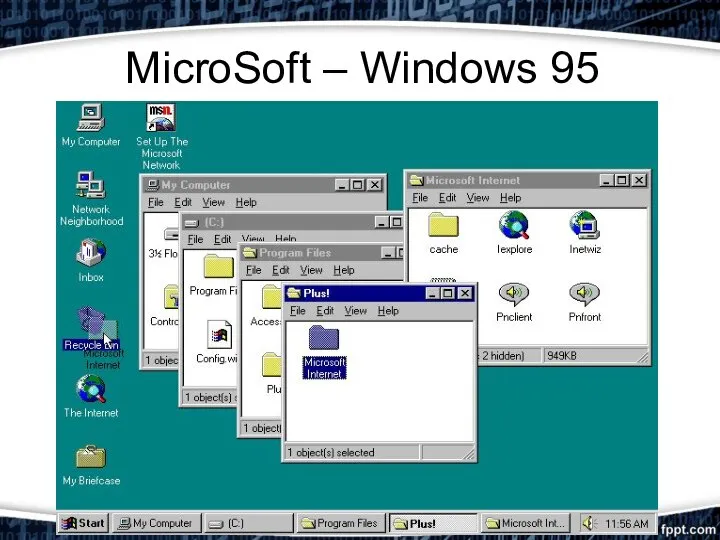 MicroSoft – Windows 95