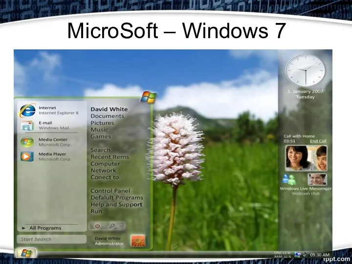 MicroSoft – Windows 7