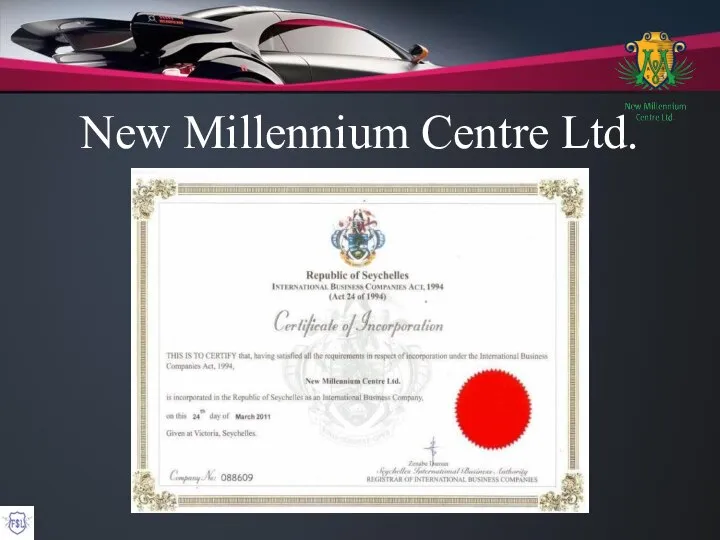 New Millennium Centre Ltd.