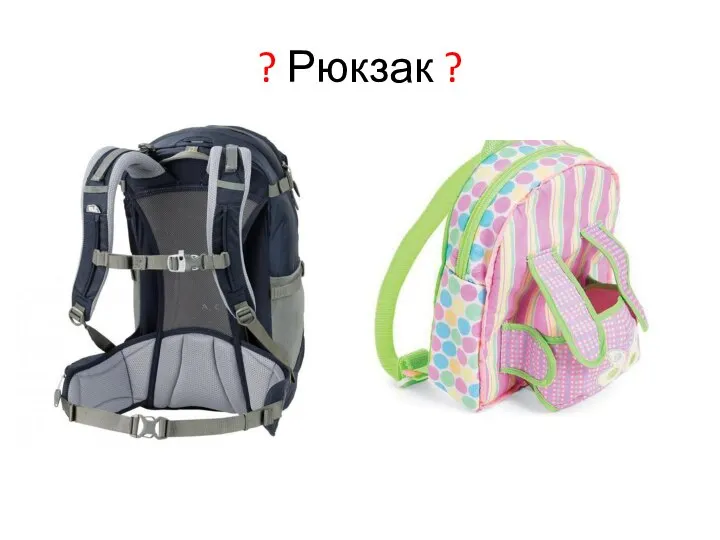 ? Рюкзак ?