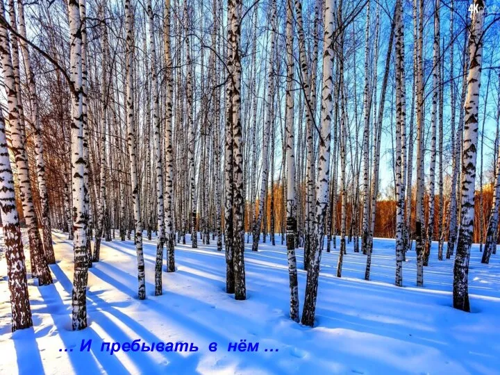 … И пребывать в нём …