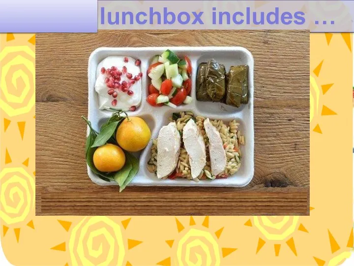 Greek lunchbox includes …