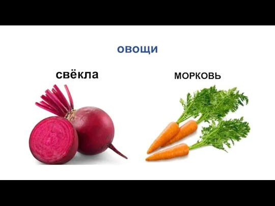 овощи свёкла МОРКОВЬ