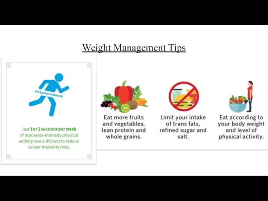 Weight Management Tips