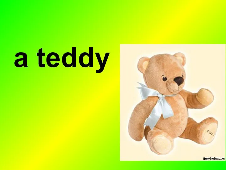 a teddy