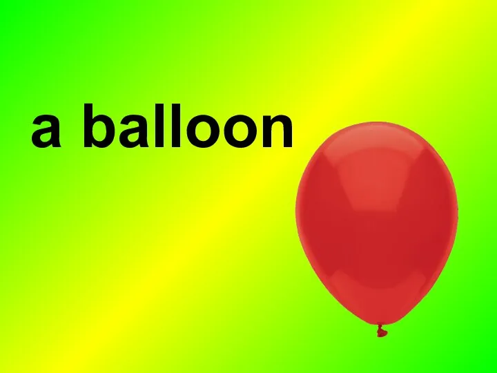 a balloon