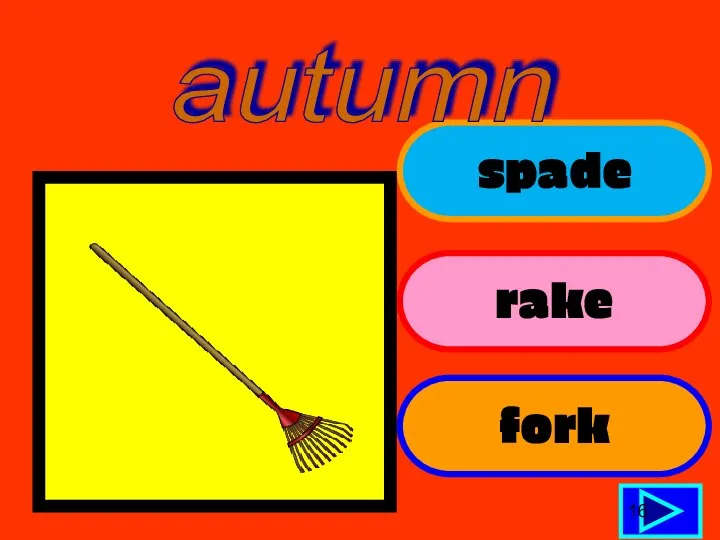 spade rake fork 16 autumn