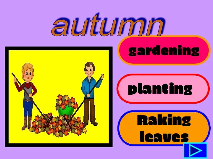 gardening planting Raking leaves 2 autumn