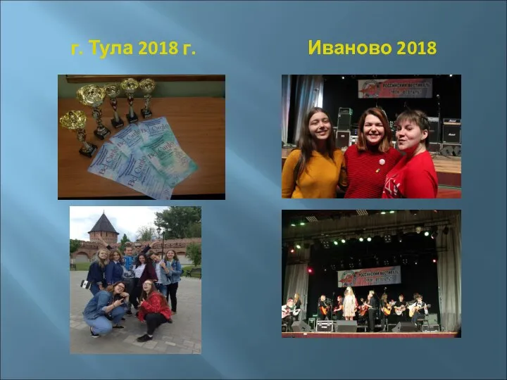 г. Тула 2018 г. Иваново 2018